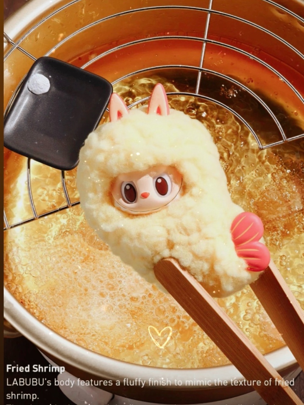 Wacky Mart Labubu The Monsters  FRIED SHRIMP 🍤 -100% Authentic